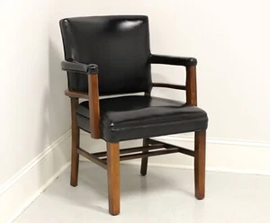 GREGSON Mid 20th Century Black Vinyl Office Chair - Picture 1 of 11