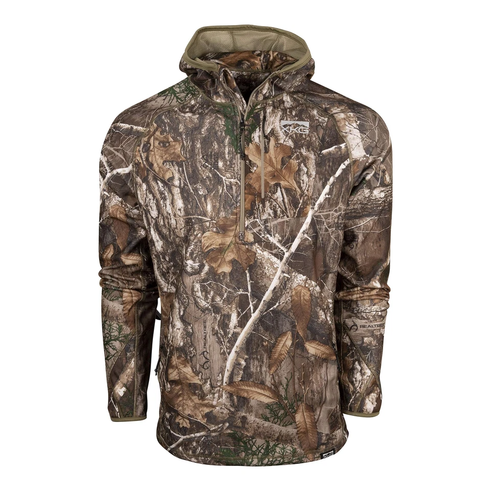 XKG Covert 1/2 Zip Hoodie w/face mask  - Realtree Edge - M (XKG4214-RE-M) - Image 1 of 1