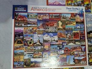 Puzzle White Mountain posti migliori in America 1000 pezzi - Foto 1 di 7