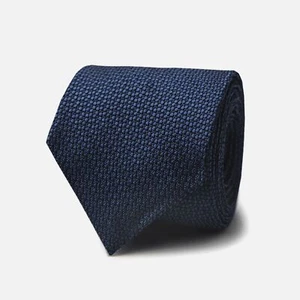 Corbata de seda Ledbury para hombre Carberry, azul marino, talla única - Imagen 1 de 4