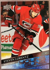 2020-21 Upper Deck Young Guns #494 Steven Lorentz Carolina Hurricanes radiocontrol - Imagen 1 de 1