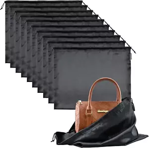10 Pack Dust Bags for Purses and Handbags, Silk Dust Cover Storage Bag - Picture 1 of 12