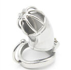 Male Stainless Steel Chastity Device Cage With Tube Plug Locks Cage
