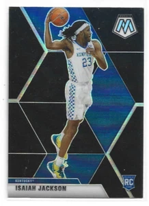 21-22 Panini Chronicles Mosaic Rookie Black Prizm Isaiah Jackson #267 - Picture 1 of 1