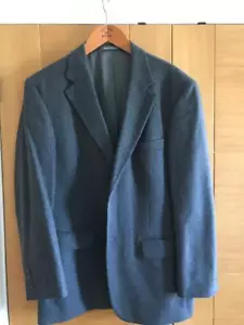Men's Dark Grey Jacket by Oscar de la Renta Size 42 Regular. VGC - Picture 1 of 2
