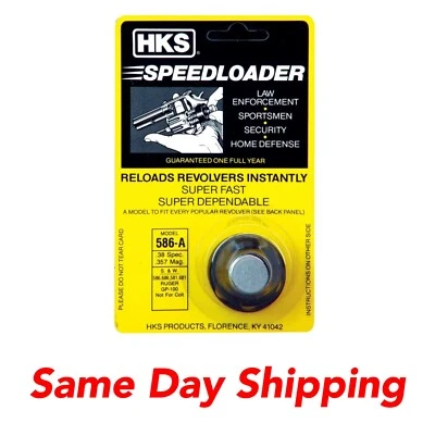 NEW HKS Speed Loader fits 6 shot .357 S&W 686, Ruger GP100 & others -586A - Image 1 of 3