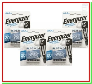 ENERGIZER Lithium AAA 16 Pile litio ULTIMATE Batterie MINISTILO !!!SCADE 2039!!! - Foto 1 di 8