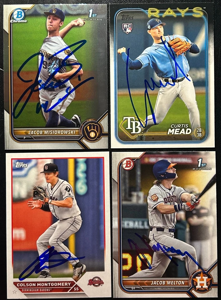 MLB MAJOR LEAGUE BASEBALL AUTO AUTOGRAPH AUTOGRAPHED SIGNED U PICK PLAYER CARD - Image 1 of 1