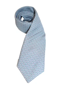 Vineyard Vines Krawatte blau Knochenfisch Fisch Tiermuster Seide USA neu mit Etikett $ 85 - Bild 1 von 6