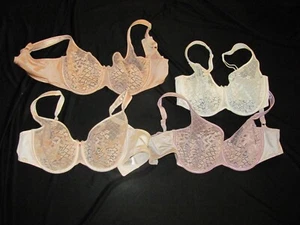 Empreinte Melody Underwire French Handmade Bras Lot 4 Size 32E (Z11-5T) - Imagen 1 de 10