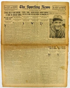 REVISTA DE BÉISBOL NOTICIAS DEPORTIVAS 1927 ORIGINAL 3 3 1927 - Imagen 1 de 4