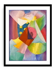 Gino Severini - Danseuse, Dancer Giclee Print, Abstract Poster Cubism Decor - Picture 1 of 10