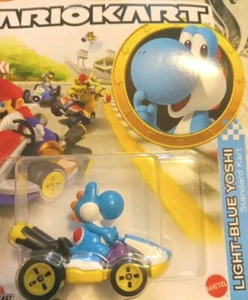 Hot Wheels Mario Kart HELLBLAU YOSHI Nintendo Mariokart Neu 2021 - Bild 1 von 4