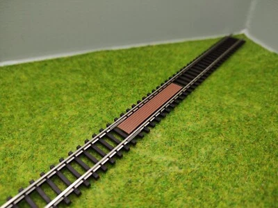 JERKUI 3D DRUCK UND MODELLBAU Spur TT - Zubehör Spur TT - Gleiseinlage für das TT Gleis - Brettoptik