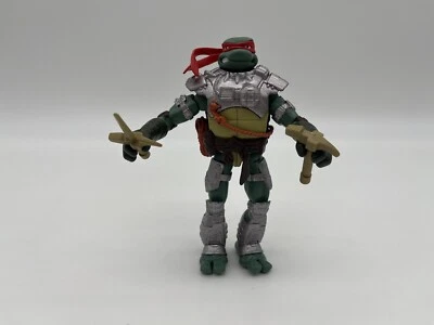 De colección TMNT Teenage Mutant Ninja Turtle Sub Sewer Raphael 2008 con armas Foto 1 de 4