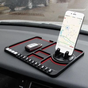 Car Dashboard Phone Holder Pad Mat Anti-slip Pad Mobile Dash Non-slip Mount - Photo 1 sur 11