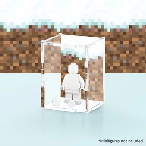 Pixel Snow Design LEGO Minifigure Vetrina - Foto 1 di 14