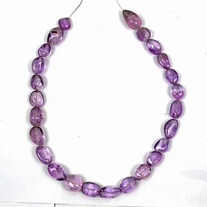 Ametista rosa perline 16 pollici filo 13X20-11X15 MM 24 pezzi regalo di Natale - Foto 1 di 5