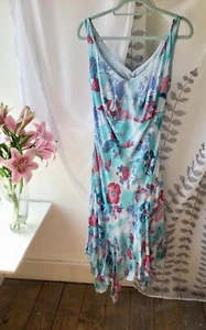 Vintage Etam Bias Cut Dress, 1990s, Hanky Hem,VGC, Size: 16 - Picture 1 of 3