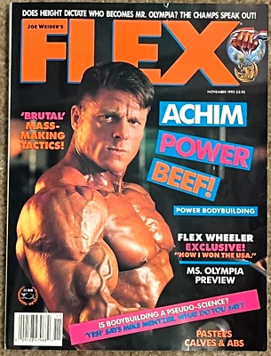 FLEX magazine Nov. 1992, vintage bodybuilding magazine Joe Weider's FLEX 11/92 - Image 1 of 4