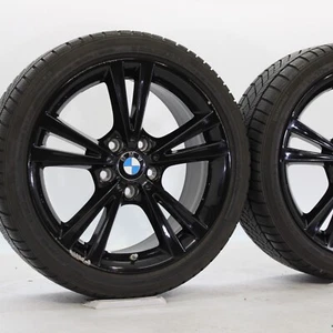 Ruote Invernali Originali 18 Pollici BMW Serie 1 2 F20 F21 F22 F23 385 Doppio Raggio 7mm - Foto 1 di 8