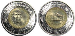 Centavo de níquel Orlando Florida 2008 recubierto (02775) - Imagen 1 de 3