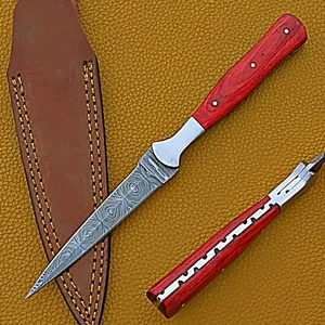 Handmade Damascus Steel Hunting Knife/Skinning Knife SS-17400 - Picture 1 of 9