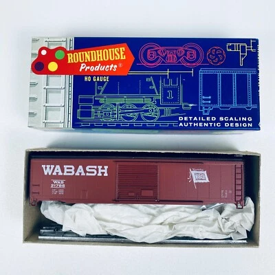 Roundhouse Products HO 50' Box Car Kit 1209 Wabash WAB 21785 - Image 1 of 4