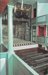 Blick auf die Richmond Georgian Theatre Stage (von links), undatierte Postkarte - Bild 1 von 2