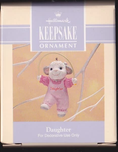 Hallmark Keepsake Daughter Lamb 1993 adorno de Pascua con fecha nuevo en caja - Imagen 1 de 1