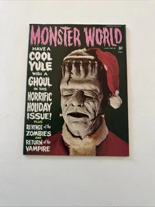 Monster World Magazine #6 Cool Yule Horrific Holiday Issue Jan 1966 - Picture 1 of 2