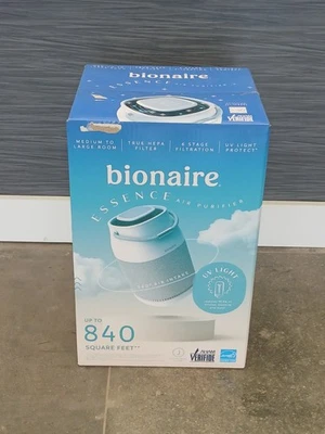 Purificador de aire Bionaire Essence 360 filtro HEPA VERDADERO 6 etapas filtración luz UV Foto 1 de 4