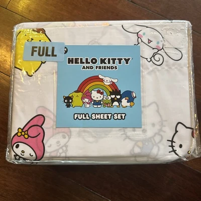 ¡NUEVO! ¡LINDO! Juego completo de sábanas Sanrio Hello Kitty 3 piezas 100 % algodón Foto 1 de 4
