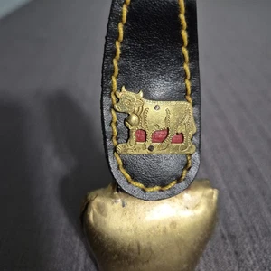 Vintage Brass Cow Bell - Picture 1 of 8