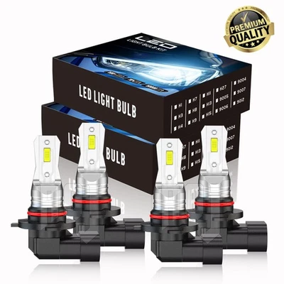 For Chevrolet Monte Carlo 1995-2005 4pcs LED Headlight High & Low Beam Bulbs Kit - Image 1 of 4