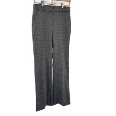 Simply Vera Vera Wang Women's Flare Tweed Dress Pants Size 4 Gray Work Trousers - Image 1 of 4