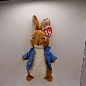 Ty Beanie Babies-Peter Rabbit  Plush Toy 2018  - Picture 1 of 5