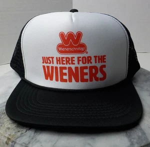 Wienerschnitzel Restaurant "Just Here For The Wieners" Mesh Snapback Mütze NEU - Bild 1 von 8