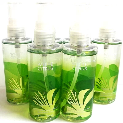 Bruma de fragancia Bath Body Works White Citrus, viaje, 3 oz/88 ml, NUEVA X 6 Foto 1 de 3