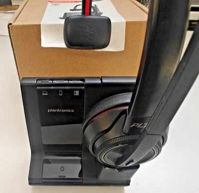 Plantronics SAVI W8210-M Wireless Monaural Mono Headset - P/N 207322-02 - Image 1 of 4
