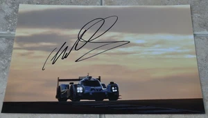 Mark Webber Signed 12” x 8” Photo Le Mans 24 Hour Porsche With COA  - Picture 1 of 2