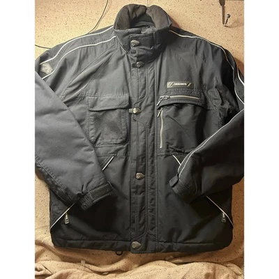 Descente D18635 Men’s Ski Jacket Black Insulated Snow XXL Pit Zips Powder Skirt - Image 1 of 4