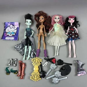 Mattel Monster High Puppe (4 Stück) gemischte Serien ~ unvollständig lose Teile Teile - Bild 1 von 19