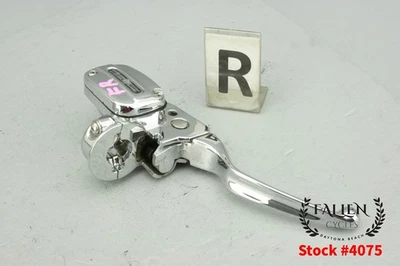 Harley Electra Glide CVO 2013 conjunto de cilindro maestro de freno delantero cromado #4075 Foto 1 de 4