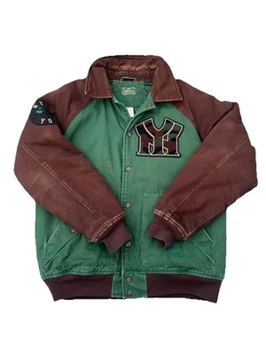Chaqueta de béisbol 1935 rara vintage de los Yankees negros de Nueva York de la Liga Negra Americana Foto 1 de 4
