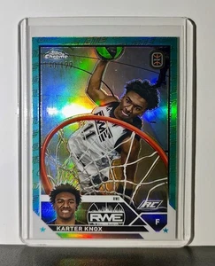Kartr Knox 2023-24 Topps Chrome Overtime Elite #100 140/199 Aqua Green Refractor - Picture 1 of 2