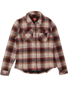 DICKIES Womens Lumberjack Flannel Shirt UK 10 Small Multicoloured Check AP06 - Picture 1 of 3