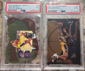 1997-98 Skybox E-X2001 Kobe Bryant Gravity Denied PSA 7 Pop 18 + '97 BB PSA 9 - Bild 1 von 9