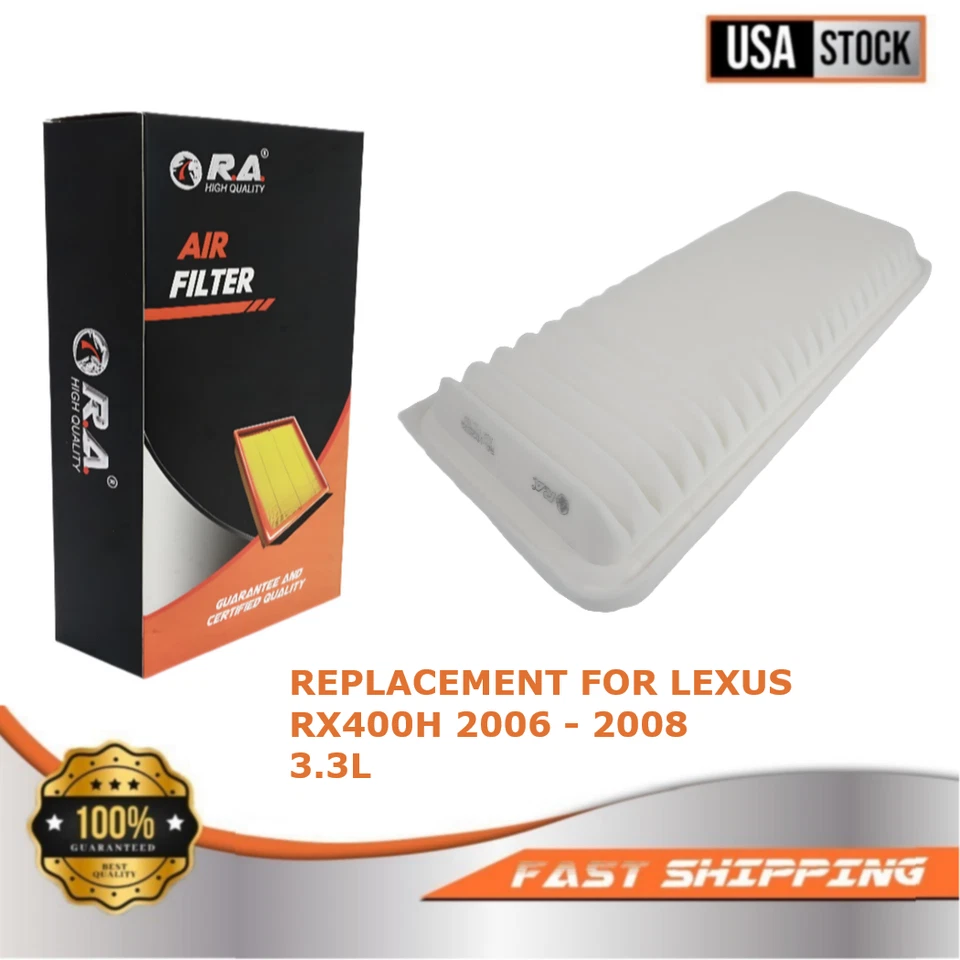 Filtro de ar do motor 10257 para LEXUS RX400H 2006 2007 2008 3,3L - Imagem 1 de 4