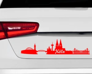 Aufkleber Köln Skyline mehrere Größen Autoaufkleber Autosticker Sticker - Bild 1 von 1